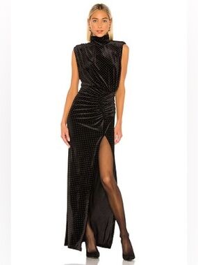 RONNY KOBO Venette Dress in Black